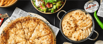 מרכז הפיצה- איטליה הקטנה קרית שמונה תפריט משלוחים