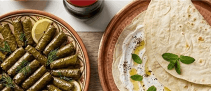 הטעם הביתי של איסקוב - פיתה דרוזית, עלי גפן, כרוב ממולא וקובה אילת אילת תפריט משלוחים