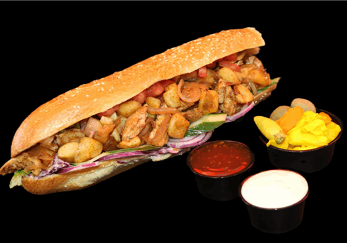 סופריטו עוף  בבגט