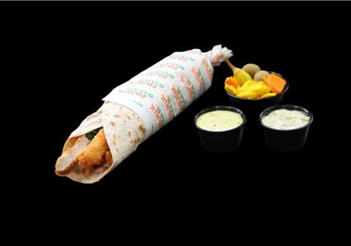 שניצל סמי הגדול בטורטיה