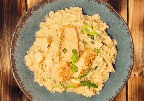 פסטה סלמון קינג