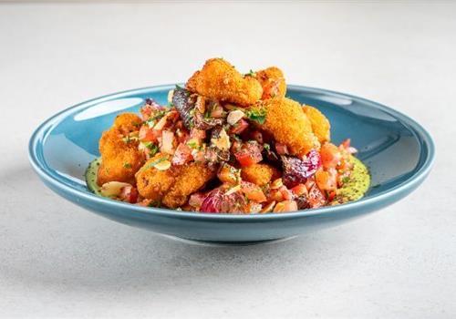 סלט כרובית ועגבניות