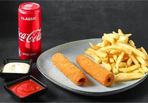 זוג נקניקיות בציפוי קריספי