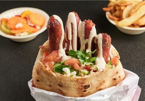 שיפוד מרגז בפיתה