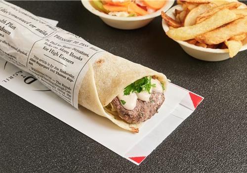 שיפוד קבב בלאפה