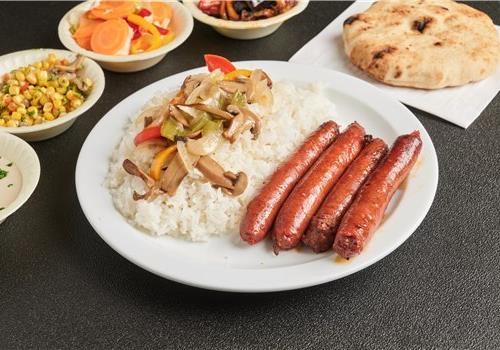 שיפוד מרגז בצלחת