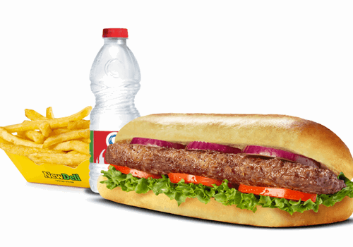 ארוחת בורגר ריב אנטריקוט