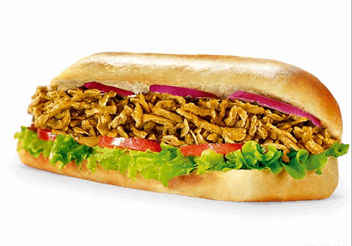 סנדוויץ' שווארמה  טבעונית