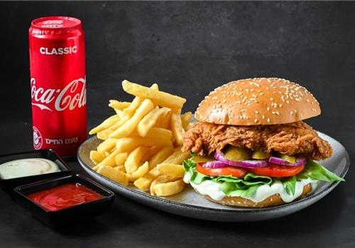 ארוחת צ'יקן בורגר 