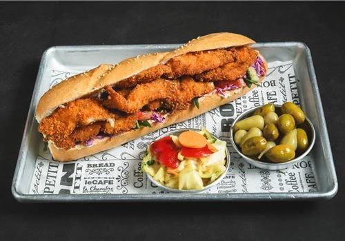 שניצל הבית בבאגט