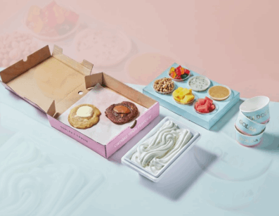 מארז 2 עוגיות + 0.5 קילו גלידת יוגורט