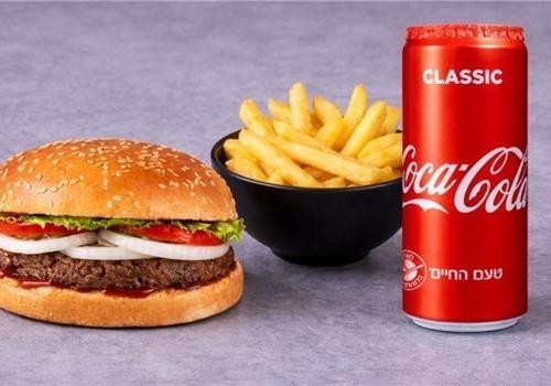 ארוחת המבורגר ילדים 100 גרם