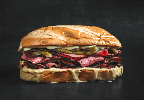 סנדוויץ' בריסקט מעושן