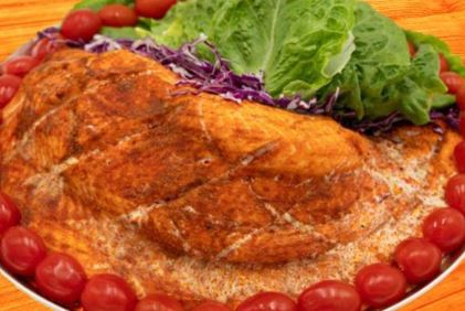 פלטת סלמון מעוצבת כ-2 ק"ג