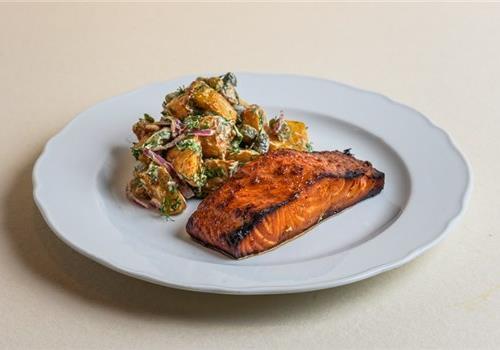 סלמון ברוטב אריסה ודבש