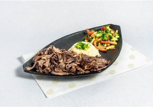 שווארמה עגל בצלחת