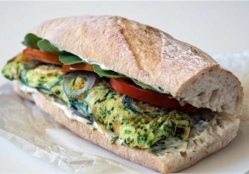 כריך חביתת ירק