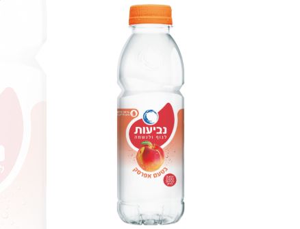 בקבוק מים בטעם אפרסק 0.5 ליטר