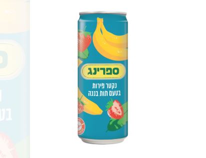 פחית ספרינג תות בננה