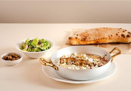 שקשוקה חצילים ופטה