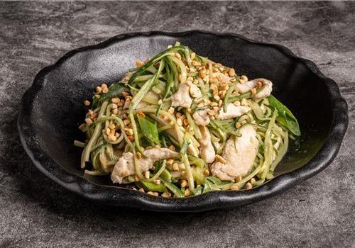 סלט מלפפונים עוף