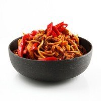 צ'ילי פפר נודלס - מנה חריפה