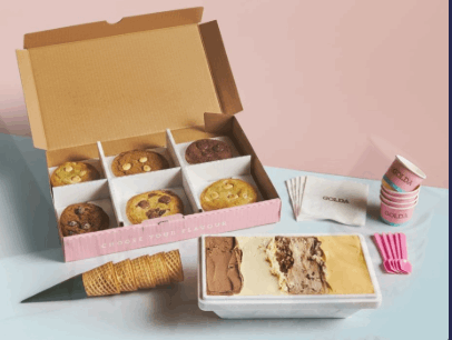 מארז 6 עוגיות + 1 קילו גלידה