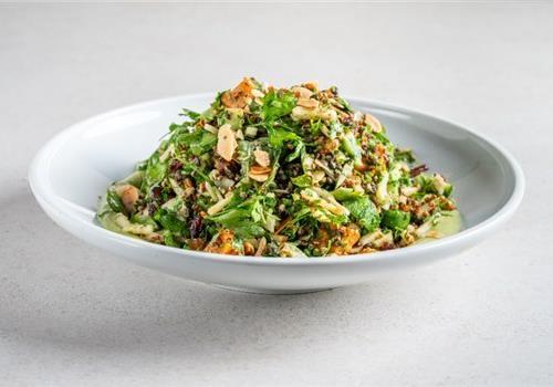 סלט קינואה עדשים