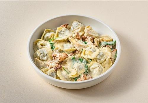 טורטליני ארטישוק ברוטב שמנת וכרובית