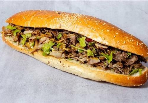 שווארמה הודו בבאגט