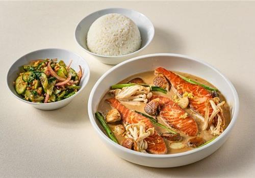 סלמון שמנת וטריאקי