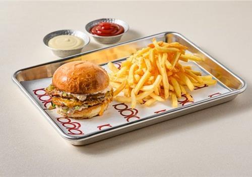 דאבל סמאש בורגר צמחוני