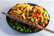 שיפוד קבב בוכרי בצלחת