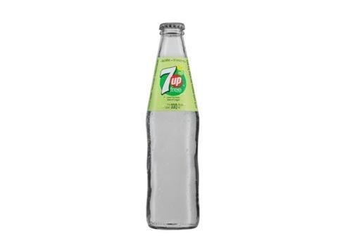 בקבוק זכוכית 7UP דיאט