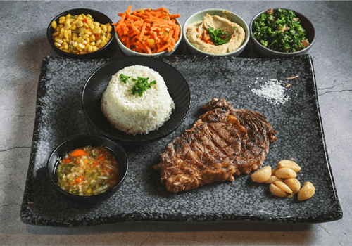 סטייק אנטריקוט במגשית