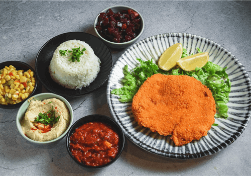 שניצל ביתי במגשית