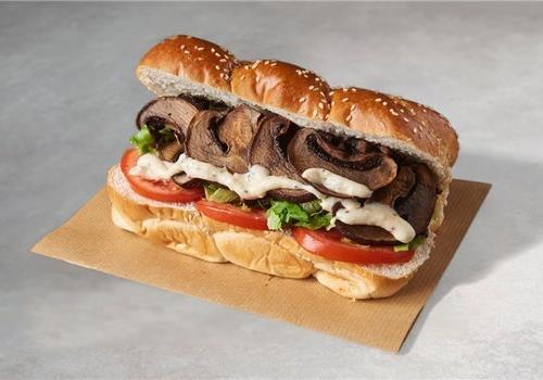 פורטובלו בחלה צמחוני 