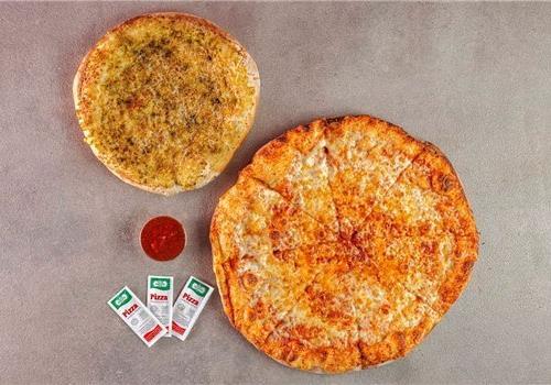 פיצה ענקית XL + לחם שום בולגרית