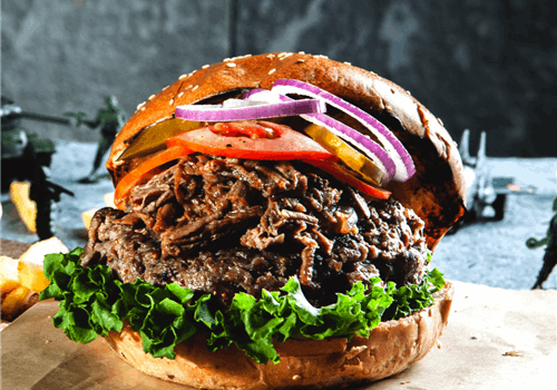 בורגר לקרבות, 250 גרם