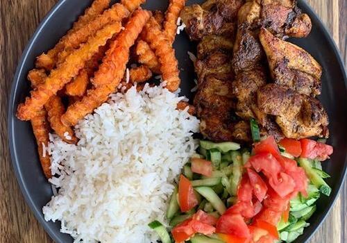 סטייק פרגית בצלחת