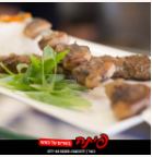 שני שיפודים חזה אווז