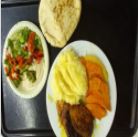 פירה עם מפרום ותפוח אדמה/בטטה