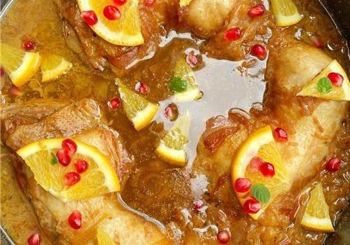 כרעיים בתפוז ובצל