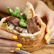 אנטריקוט קבב בפיתה