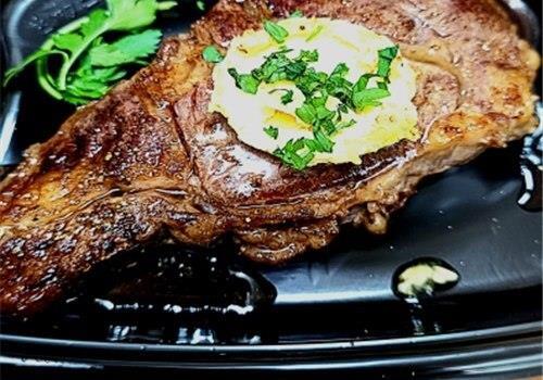 סטייק אנטריקוט איכותי 350 גרם עם תוספת אחת לבחירה   - חיוב בהתאםלמשקל הסופי