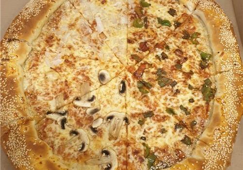 מגש פיצה משפחתי ענק  (XL) צ׳יזי קראסט