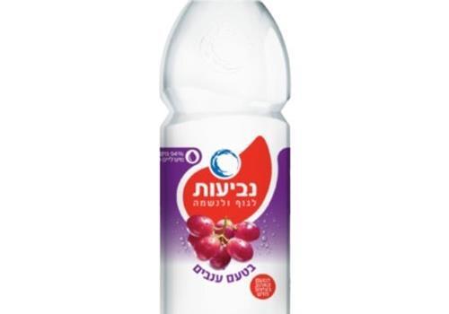 בקבוק מים בטעם ענבים