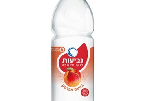 בקבוק מים בטעם אפרסק