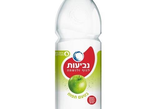 בקבוק מים בטעם תפוח