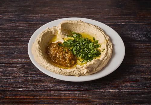 חומוס במגשית